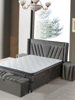 SAFIR AVANOS Boxspringbett Komplettset mit Bettkasten