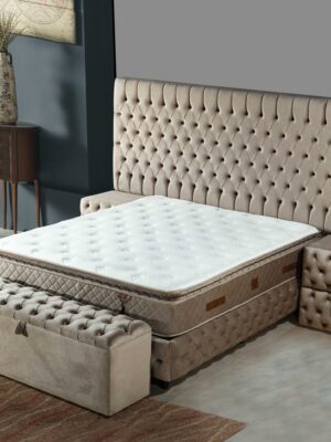 SAFIR BUSE Boxspringbett Komplettset mit Bettkasten