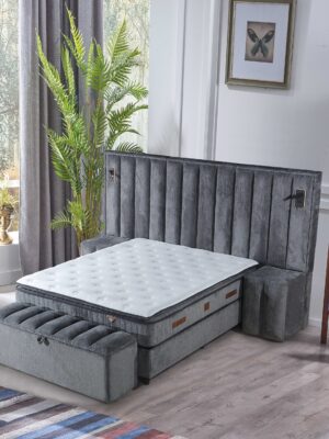 SAFIR GALAXY Boxspringbett Komplettset mit Bettkasten