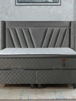 SAFIR PERLA Boxspringbett Set mit Bettkasten